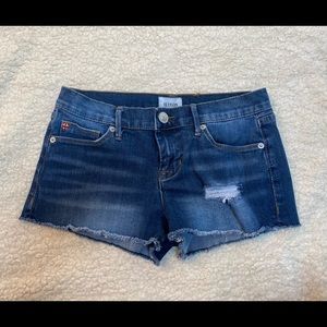 Hudson Jeans Shorts Amber Raw Edge Size 26 NWOT